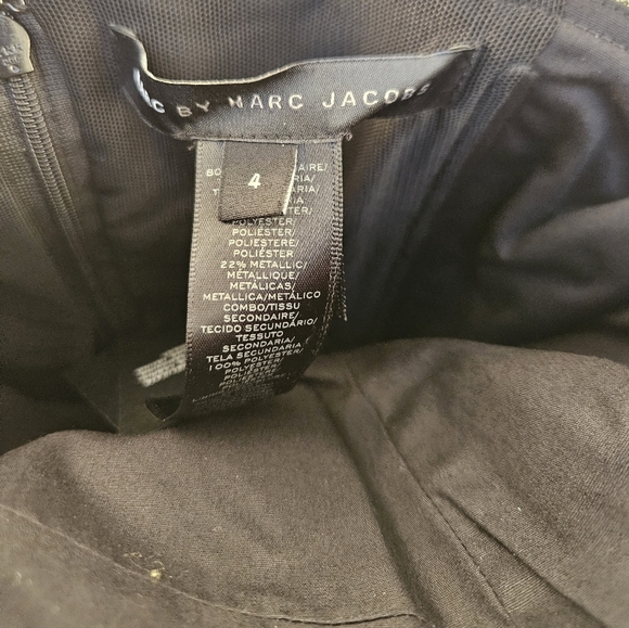 Marc Jacobs Gold Multi Tulle Party Homecoming Prom Dress Black Glittery 4 NWT - Picture 11 of 13